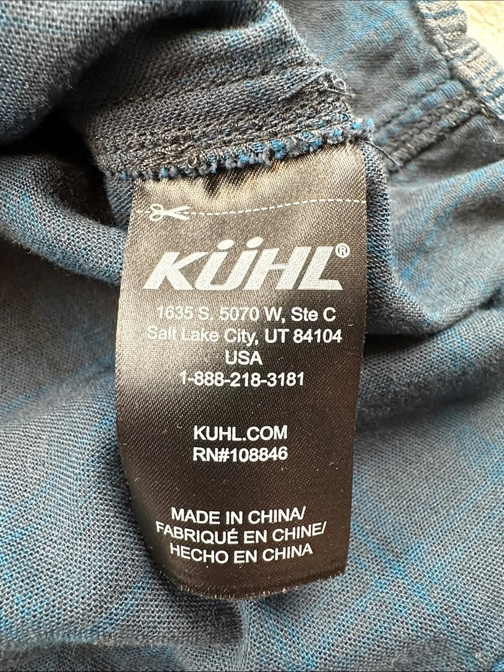 Kohl Response Shirt Mens Medium Blue Gray Plaid Long Sleeve Button Up Style 7204